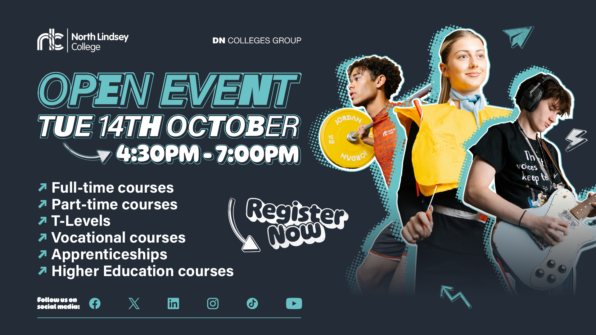Website Artwork – Open Event – Tue 14 Oct 25