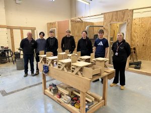 North Lindsey College Joinery Students Make a Difference for SEND Pupils