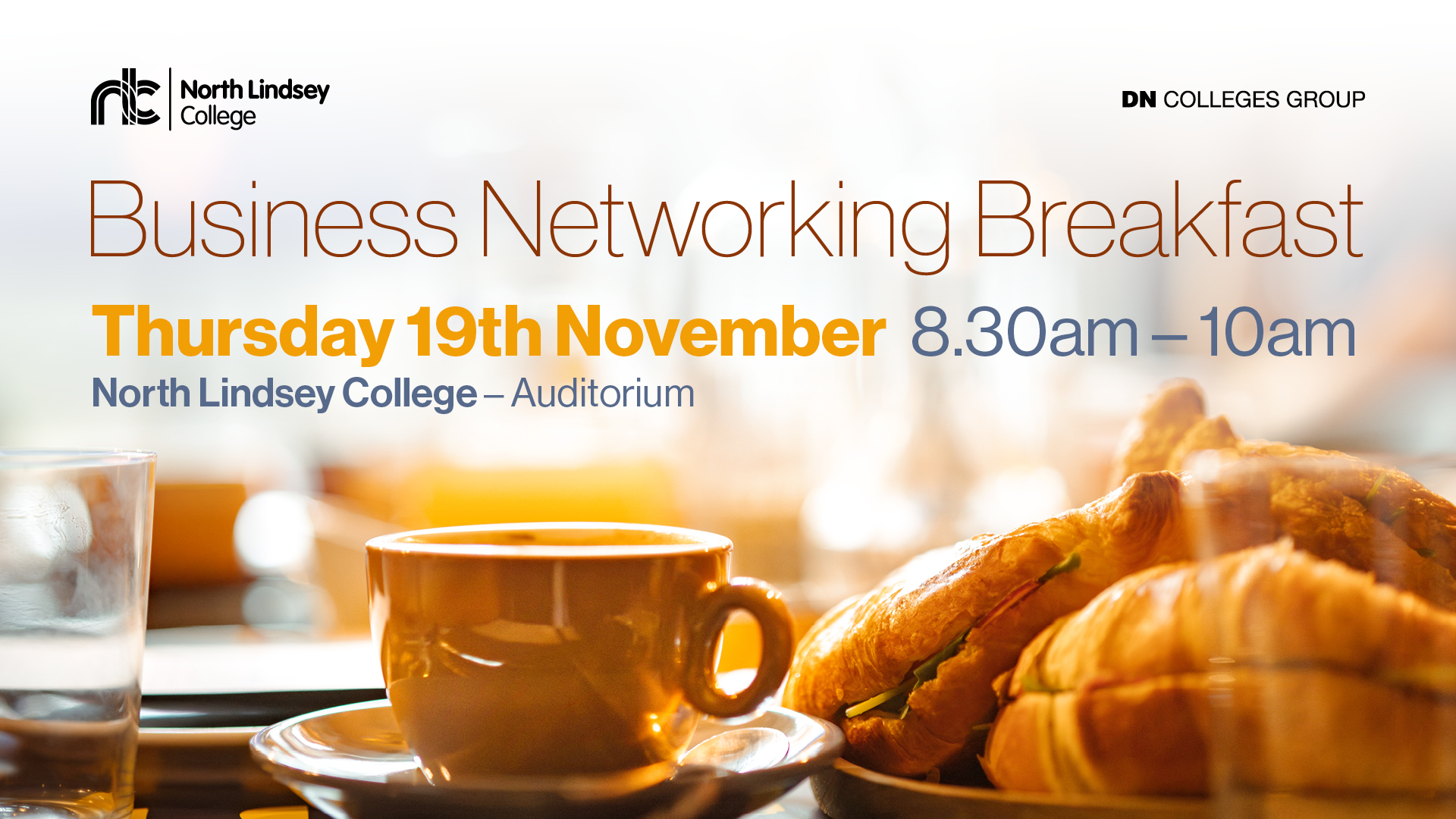 Business Networking Breakfast Event – Thursday 19th November